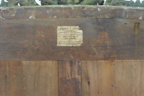 VICTORIAN GILT LARGE ARCH TOP OVERMANTLE MIRROR - ADDITIONAL PHOTO 10