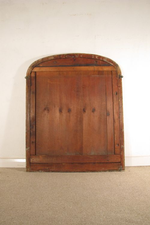 VICTORIAN GILT LARGE ARCH TOP 'ROPE TWIST' OVERMANTLE MIRROR - ADDITIONAL PHOTO 7