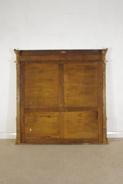 VICTORIAN GILT NEOCLASSICAL LARGE OVERMANTLE MIRROR - ADDITIONAL PHOTO 9
