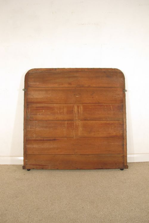 VICTORIAN EBONISED AND PARCELGILT LARGE OVERMANTLE MIRROR - ADDITIONAL PHOTO 7