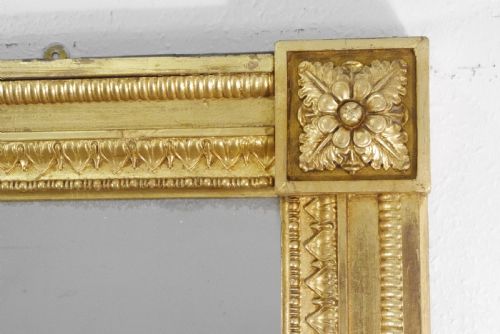 VICTORIAN GILT LARGE OVERMANTLE MIRROR - ADDITIONAL PHOTO 5