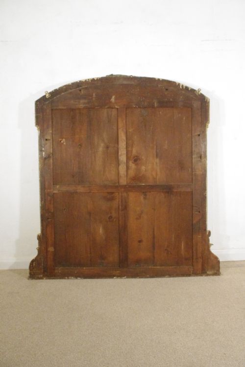 VICTORIAN GILT LARGE OVERMANTLE MIRROR - ADDITIONAL PHOTO 9