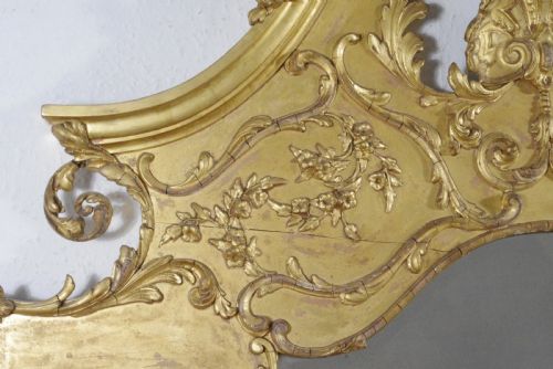 VICTORIAN GILT LARGE OVERMANTLE MIRROR WITH BRACKETS - ADDITIONAL PHOTO 13