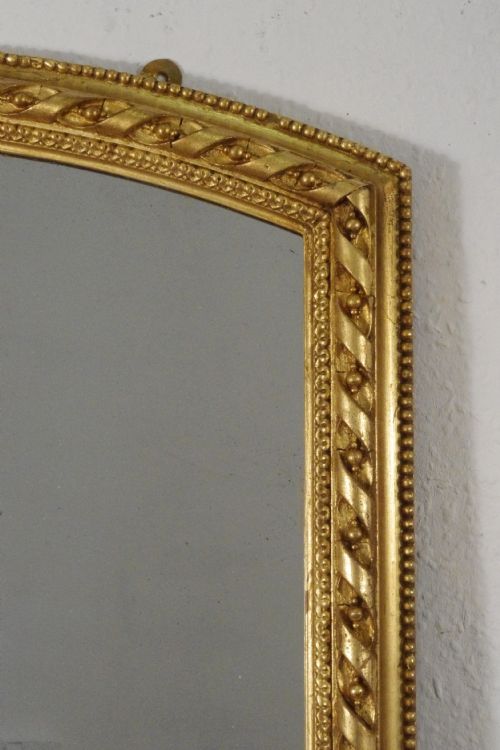 VICTORIAN GILT LARGE OVERMANTLE MIRROR - ADDITIONAL PHOTO 3