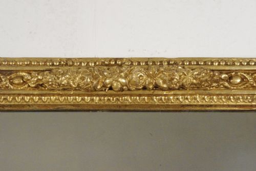 VICTORIAN GILT LARGE OVERMANTLE MIRROR - ADDITIONAL PHOTO 8