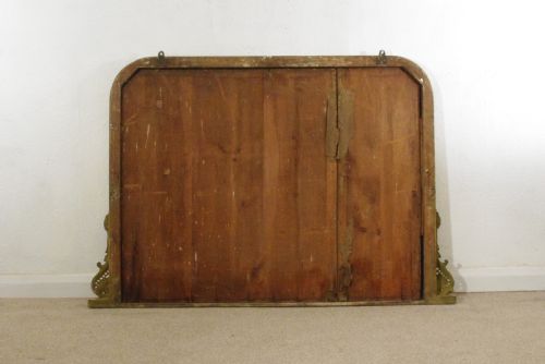 VICTORIAN GILT LARGE OVERMANTLE MIRROR - ADDITIONAL PHOTO 9