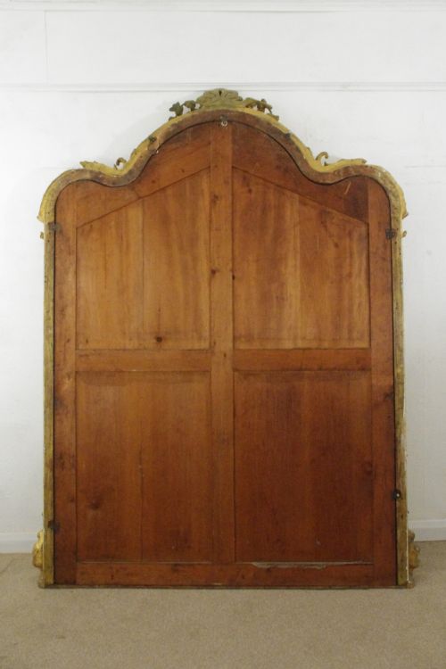 VICTORIAN GILT LARGE OVERMANTLE MIRROR - ADDITIONAL PHOTO 12