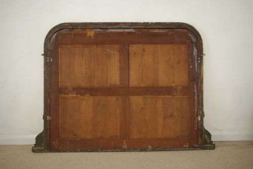 VICTORIAN GILT LARGE OVERMANTLE MIRROR - ADDITIONAL PHOTO 9