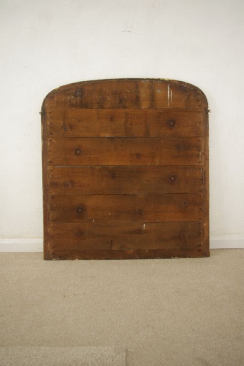 VICTORIAN GILT ARCH TOP OVERMANTLE MIRROR - ADDITIONAL PHOTO 8