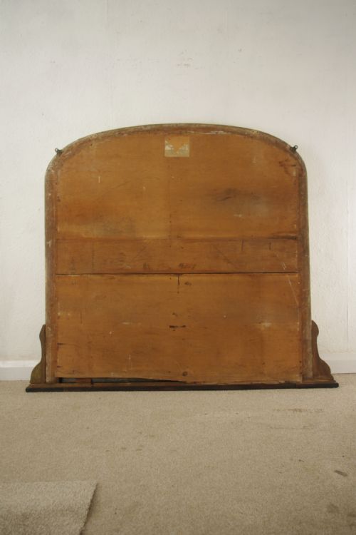 VICTORIAN GILT ARCH TOP OVERMANTLE MIRROR - ADDITIONAL PHOTO 10