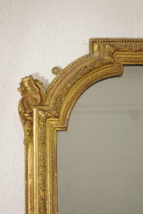 VICTORIAN GILT LARGE OVERMANTLE MIRROR - ADDITIONAL PHOTO 6