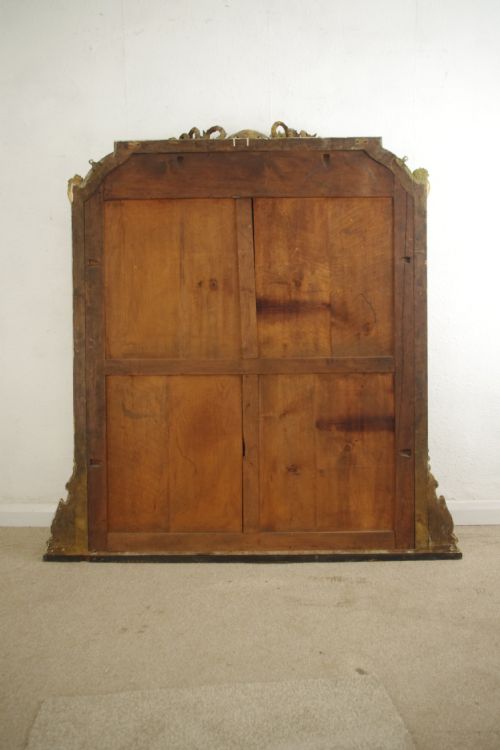 VICTORIAN GILT LARGE OVERMANTLE MIRROR - ADDITIONAL PHOTO 11