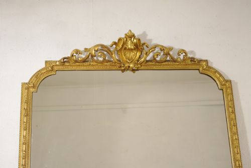 VICTORIAN GILT OVERMANTLE MIRROR - ADDITIONAL PHOTO 1