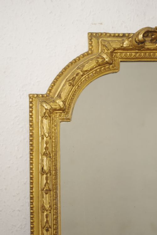 VICTORIAN GILT OVERMANTLE MIRROR - ADDITIONAL PHOTO 4
