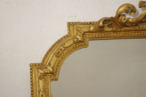 VICTORIAN GILT OVERMANTLE MIRROR - ADDITIONAL PHOTO 5