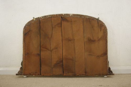 VICTORIAN GILT ARCH TOP OVERMANTLE MIRROR - ADDITIONAL PHOTO 10