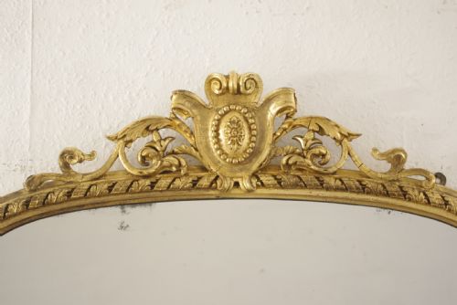 VICTORIAN GILT ARCH TOP PIER MIRROR - ADDITIONAL PHOTO 2