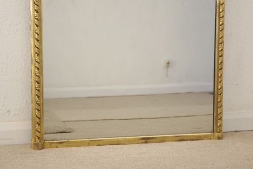 VICTORIAN GILT ARCH TOP PIER MIRROR - ADDITIONAL PHOTO 7