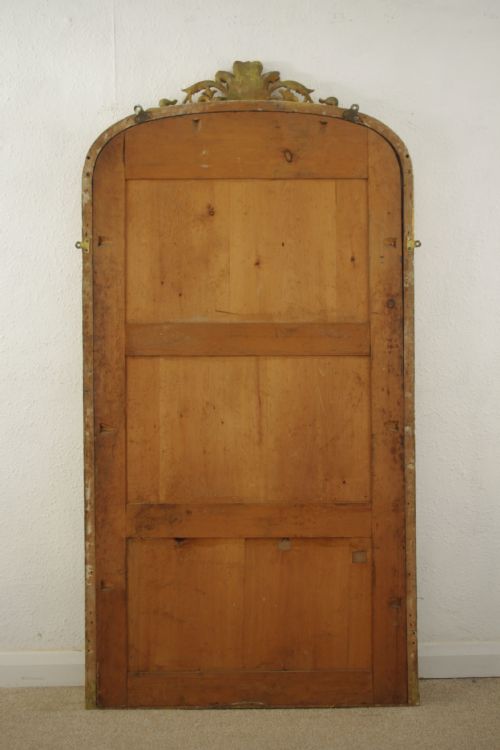 VICTORIAN GILT ARCH TOP PIER MIRROR - ADDITIONAL PHOTO 9