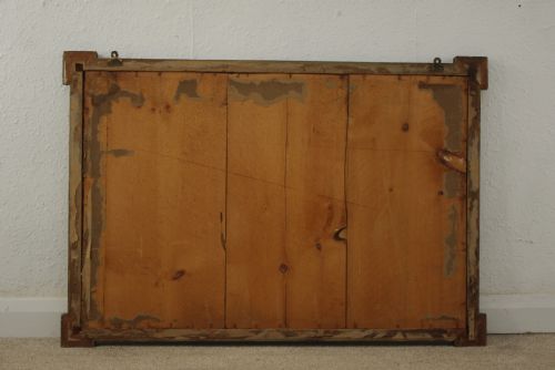 EBONISED AND PARCELGILT OVERMANTLEWALL MIRROR - ADDITIONAL PHOTO 6