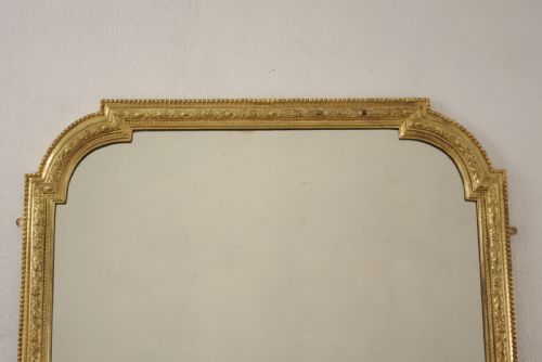 VICTORIAN GILT OVERMANTLE MIRROR - ADDITIONAL PHOTO 1