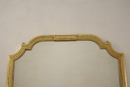 VICTORIAN GILT LARGE OVERMANTLE MIRROR - ADDITIONAL PHOTO 3