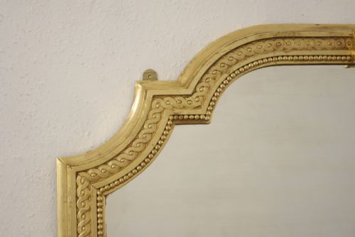VICTORIAN GILT LARGE OVERMANTLE MIRROR - ADDITIONAL PHOTO 4