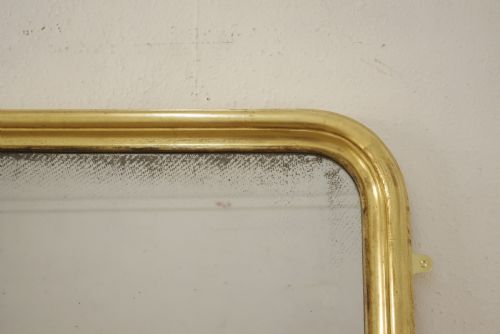 VICTORIAN GILT WOOD LARGE OVERMANTLE MIRROR - ADDITIONAL PHOTO 3