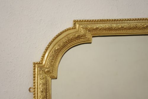VICTORIAN GILT OVERMANTLE MIRROR - ADDITIONAL PHOTO 3