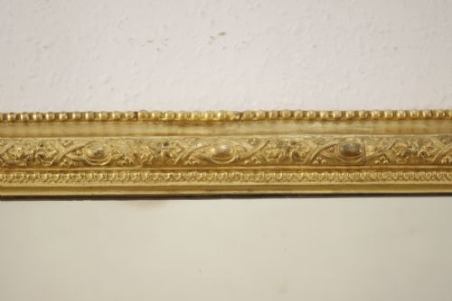 VICTORIAN GILT OVERMANTLE MIRROR - ADDITIONAL PHOTO 4