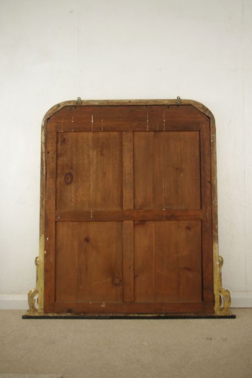 VICTORIAN GILT OVERMANTLE MIRROR - ADDITIONAL PHOTO 8