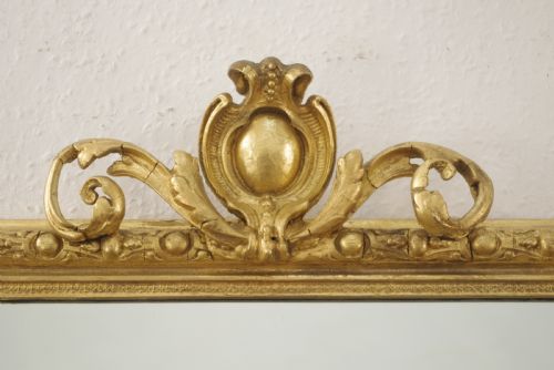 VICTORIAN GILT OVERMANTLE MIRROR - ADDITIONAL PHOTO 2