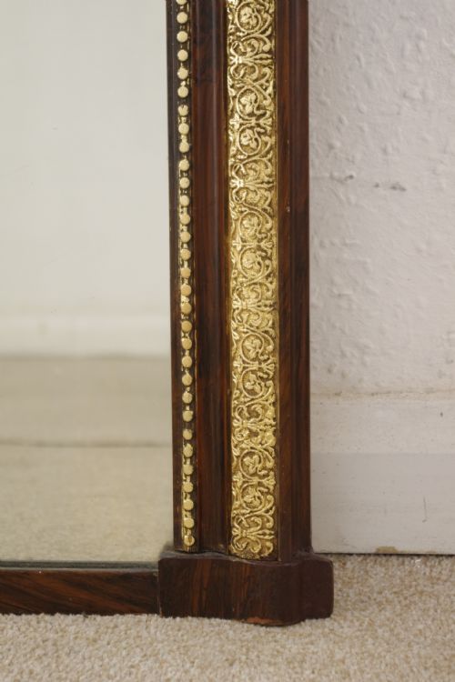 VICTORIAN GILT ARCH TOP OVERMANTLE MIRROR - ADDITIONAL PHOTO 7