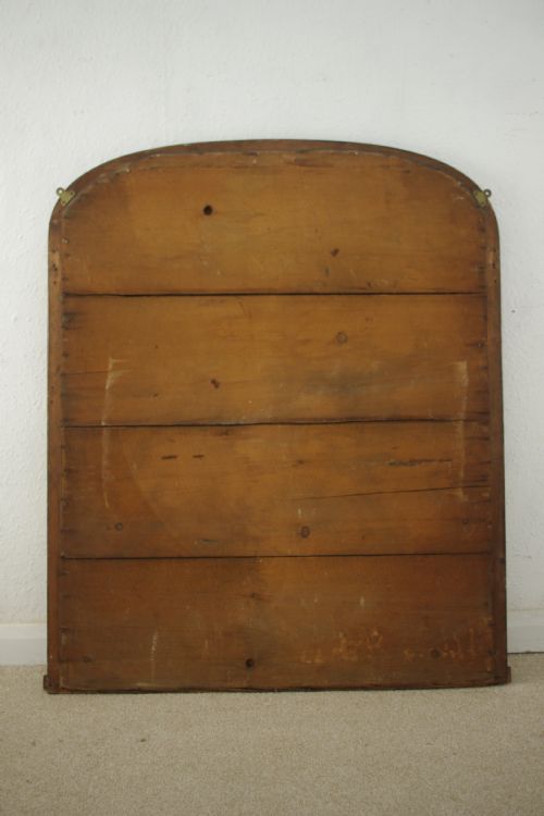 VICTORIAN GILT ARCH TOP OVERMANTLE MIRROR - ADDITIONAL PHOTO 10