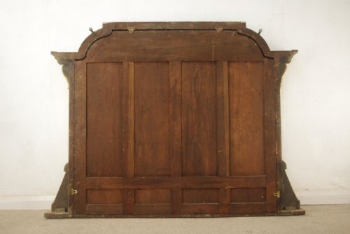 VICTORIAN GILT WOOD LARGE OVERMANTLE MIRROR - ADDITIONAL PHOTO 8