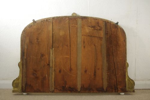 VICTORIAN GILT ARCH TOP OVERMANTLE MIRROR - ADDITIONAL PHOTO 17