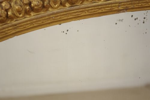 VICTORIAN GILT ARCH TOP OVERMANTLE MIRROR - ADDITIONAL PHOTO 18