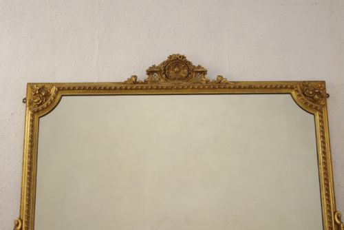 VICTORIAN GILT OVERMANTLE MIRROR - ADDITIONAL PHOTO 2