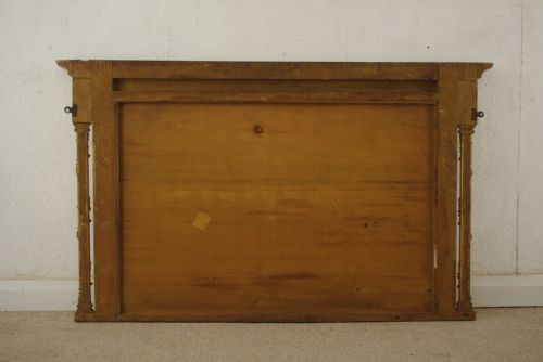 VICTORIAN GILT OVERMNATLE MIRROR - ADDITIONAL PHOTO 7