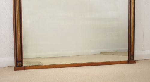 VICTORIAN MAHOGANY AND PARCELGILT OVERMANTLE MIRROR - ADDITIONAL PHOTO 8