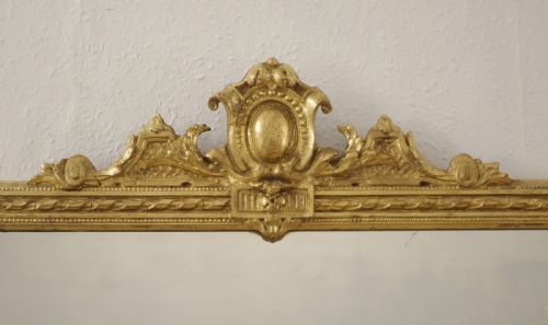 VICTORIAN GILT OVERMANTLE MIRROR - ADDITIONAL PHOTO 3