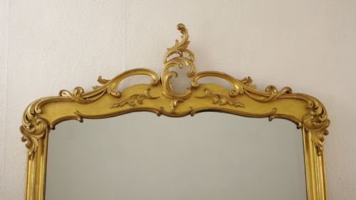 VICTORIAN GILT WOOD OVERMANTLE MIRROR - ADDITIONAL PHOTO 2