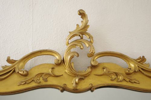 VICTORIAN GILT WOOD OVERMANTLE MIRROR - ADDITIONAL PHOTO 4