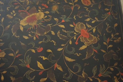 CHINESE BLACK LACQUER AND PARCELGILT LARGE LOW TABLECOFFEE TABLE - ADDITIONAL PHOTO 7
