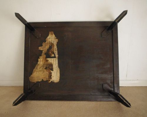 CHINESE BLACK LACQUER AND PARCELGILT LARGE LOW TABLECOFFEE TABLE - ADDITIONAL PHOTO 16