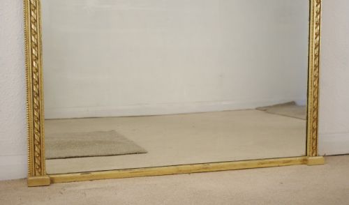 VICTORIAN GILT LARGE OVERMANTLE MIRROR - ADDITIONAL PHOTO 7