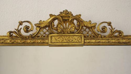 VICTORIAN GILT LARGE OVERMANTLE MIRROR - ADDITIONAL PHOTO 2