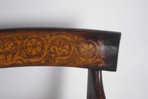 19TH CENTURY SIMULATED ROSEWOOD DESK CHAIR - ADDITIONAL PHOTO 13