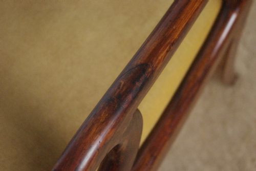 19TH CENTURY SIMULATED ROSEWOOD DESK CHAIR - ADDITIONAL PHOTO 14