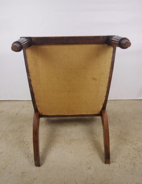 19TH CENTURY SIMULATED ROSEWOOD DESK CHAIR - ADDITIONAL PHOTO 16